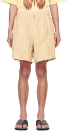 Bonsai Beige Branding Shorts