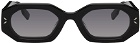 MCQ Black Geometric Sunglasses