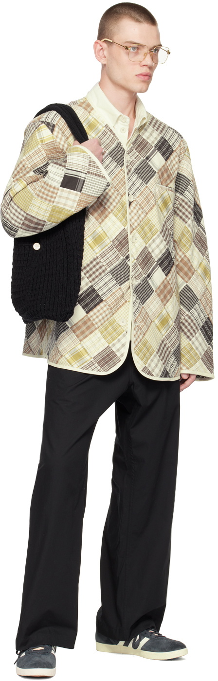XENIA TELUNTS Brown Patchwork Jacket