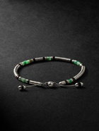 MAOR - Sonoran Silver, Onyx and Chrysoprase Bracelet - Multi