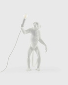 Seletti Monkey Lamp Resin Lamp   Standing   Eu Plug White - Mens - Lighting