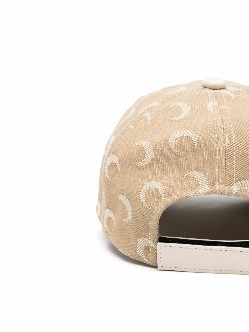 Marine Serre Moon-Jacquard Twill Baseball Cap