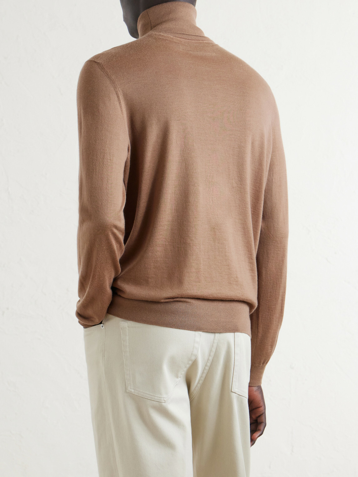 Dunhill - Cashmere Rollneck Sweater - Brown
