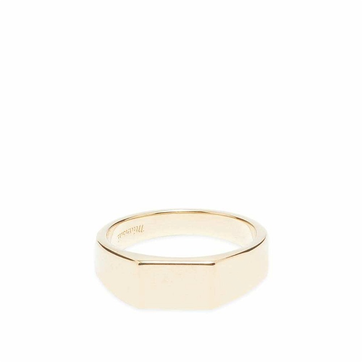 Photo: Miansai Men's Geo Signet Ring in Gold