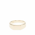 Miansai Men's Geo Signet Ring in Gold
