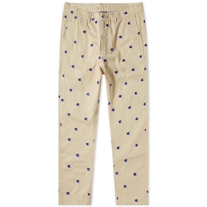 Photo: Champion x Beams All Over Embroidered Chino