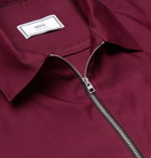 AMI - Twill Blouson Jacket - Men - Burgundy