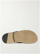 Manolo Blahnik - Siracusa Leather Flip Flops - Black