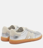 Hogan Cool metallic leather sneakers