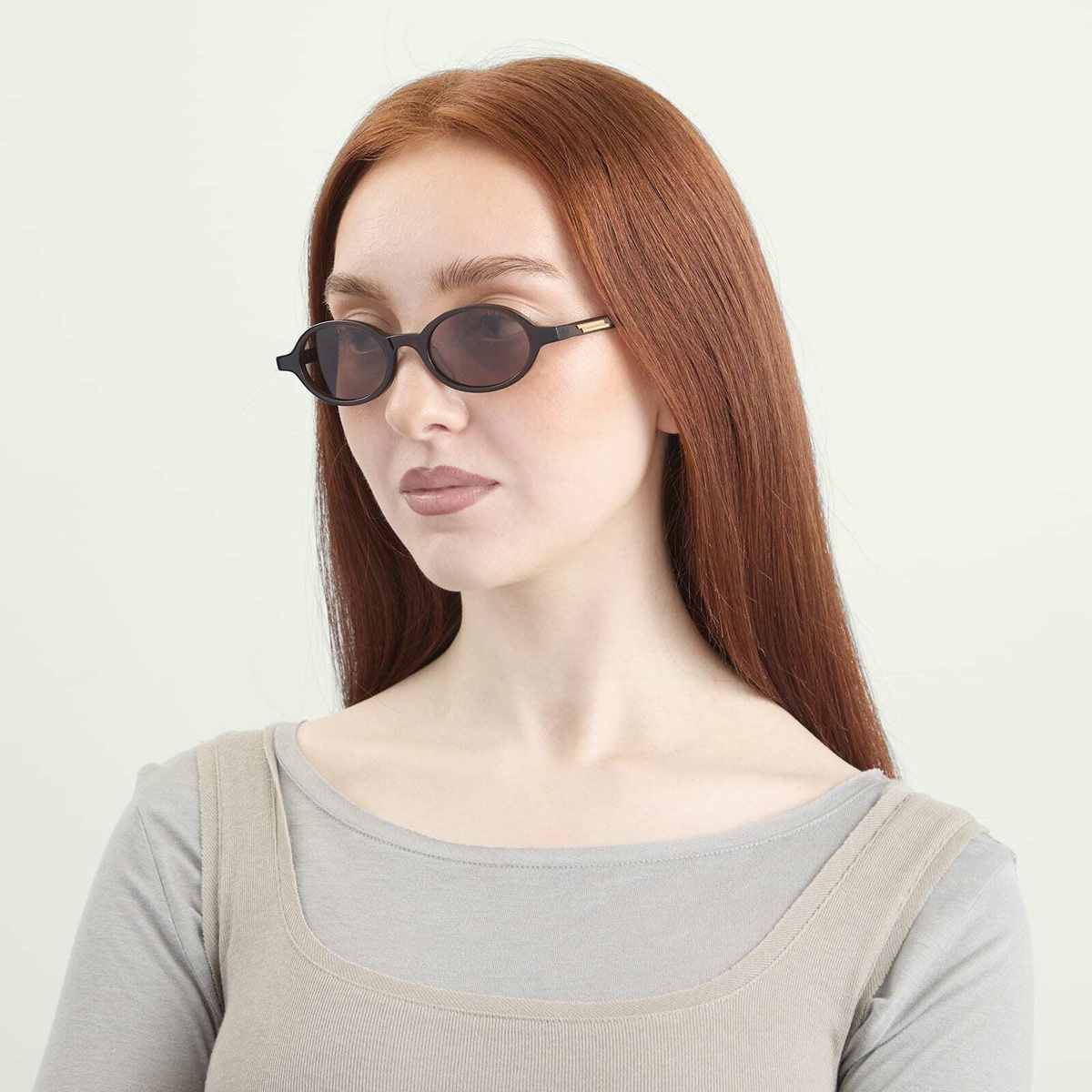 Bottega Veneta Eyewear Bottega Veneta BV1388S Sunglasses in Brown