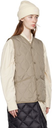 TAION Taupe Military Down Vest