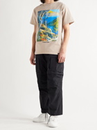 NIKE - ACG NRG Crater Lake Printed Cotton-Jersey T-Shirt - Neutrals