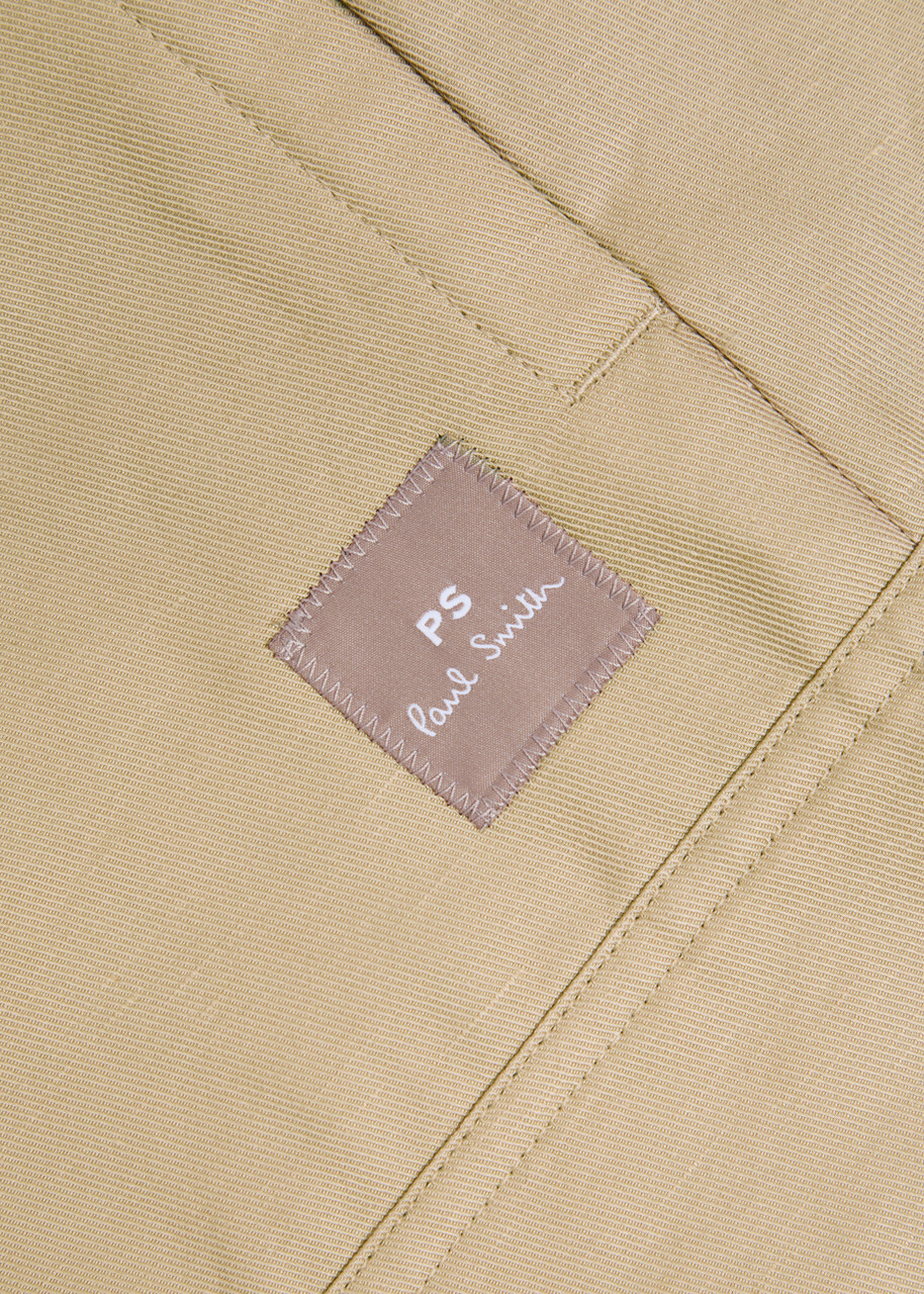 PS Paul Smith Cotton and Linen-blend Overshirt Beige
