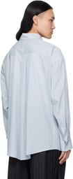 Hed Mayner Blue Modified Shirt