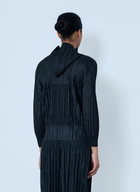 Pleats Please Issey Miyake Pleated Zip-Up Jacket