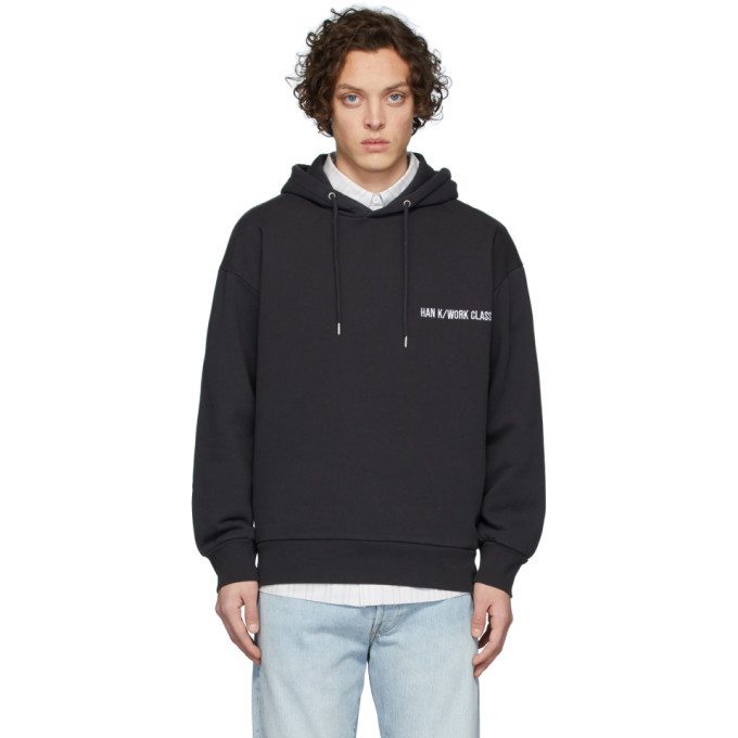 Han Kjobenhavn Black Artwork Hoodie Han Kjobenhavn