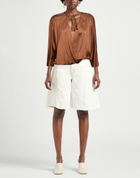 Manila Grace Womens Top in Brown