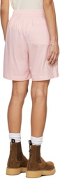 Burberry Pink Drawstring Shorts