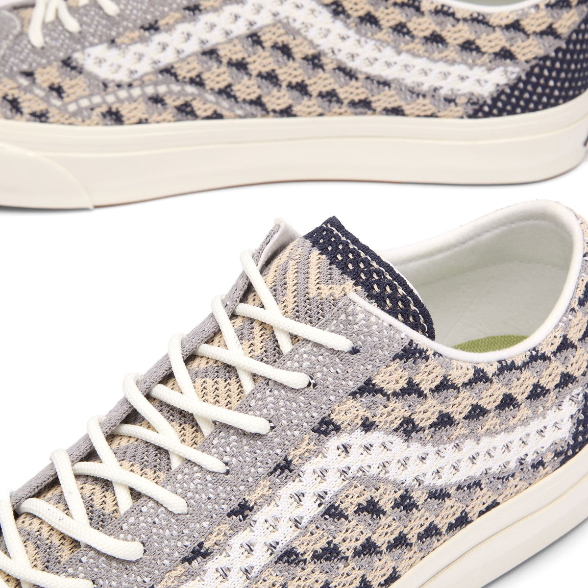 Vans LX Old Skool 36 EK sneaker in Geo Check Frost Gray