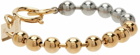 IN GOLD WE TRUST PARIS Gold Bold Ball Chain Bracelet