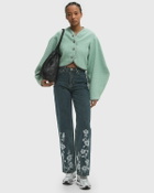 ROTATE Birger Christensen Boucle Jacket Green Womens Bomber Jacket