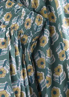 Skall Studio Ginny Floral-print Cotton Midi Skirt Multicoloured 1