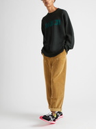 Loewe - Logo-Intarsia Wool-Blend Sweater - Green