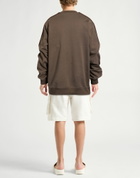 Lanvin Mens Sweatshirt Dark in Brown