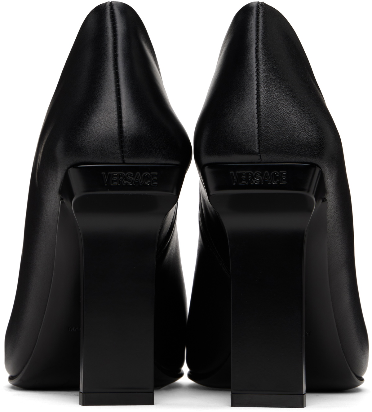 Versace Black Slice Ankle 105 Boots