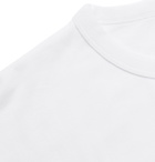 Maison Kitsuné - Printed Cotton-Jersey T-Shirt - White