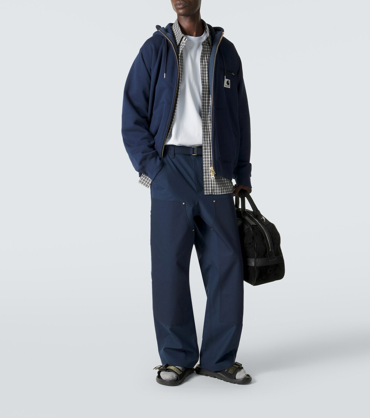 Sacai x Carhartt cotton jersey hoodie Sacai