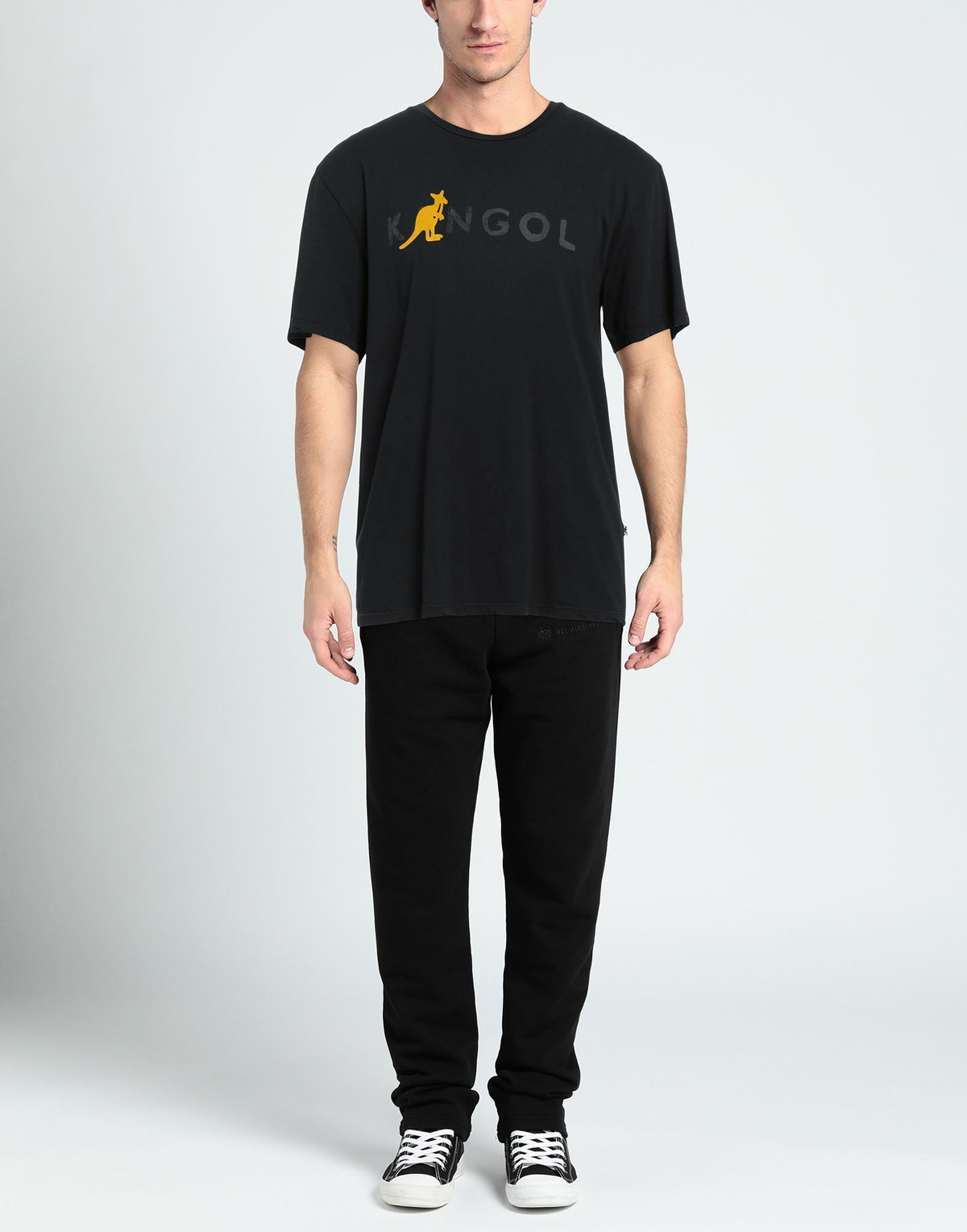 Kangol Mens T-shirt in Black