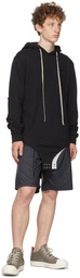 Rick Owens Black Champion Edition Bodysuit Hoodie