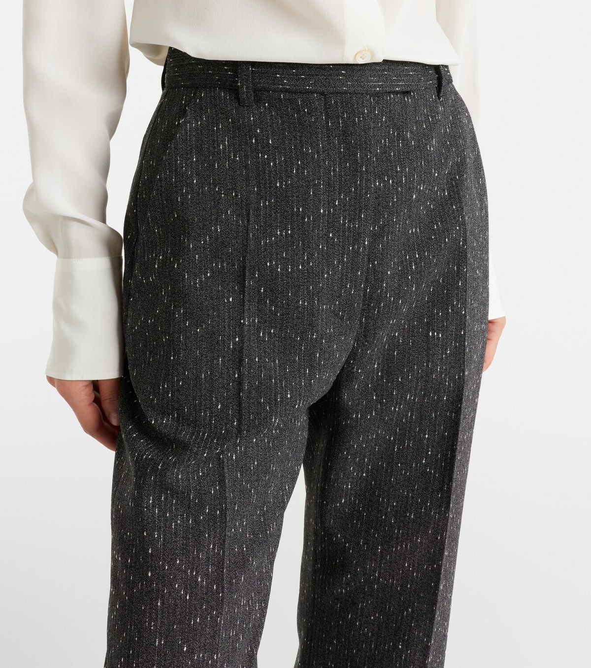 McQueen Chalk stripe straight pants