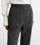 McQueen Chalk stripe straight pants