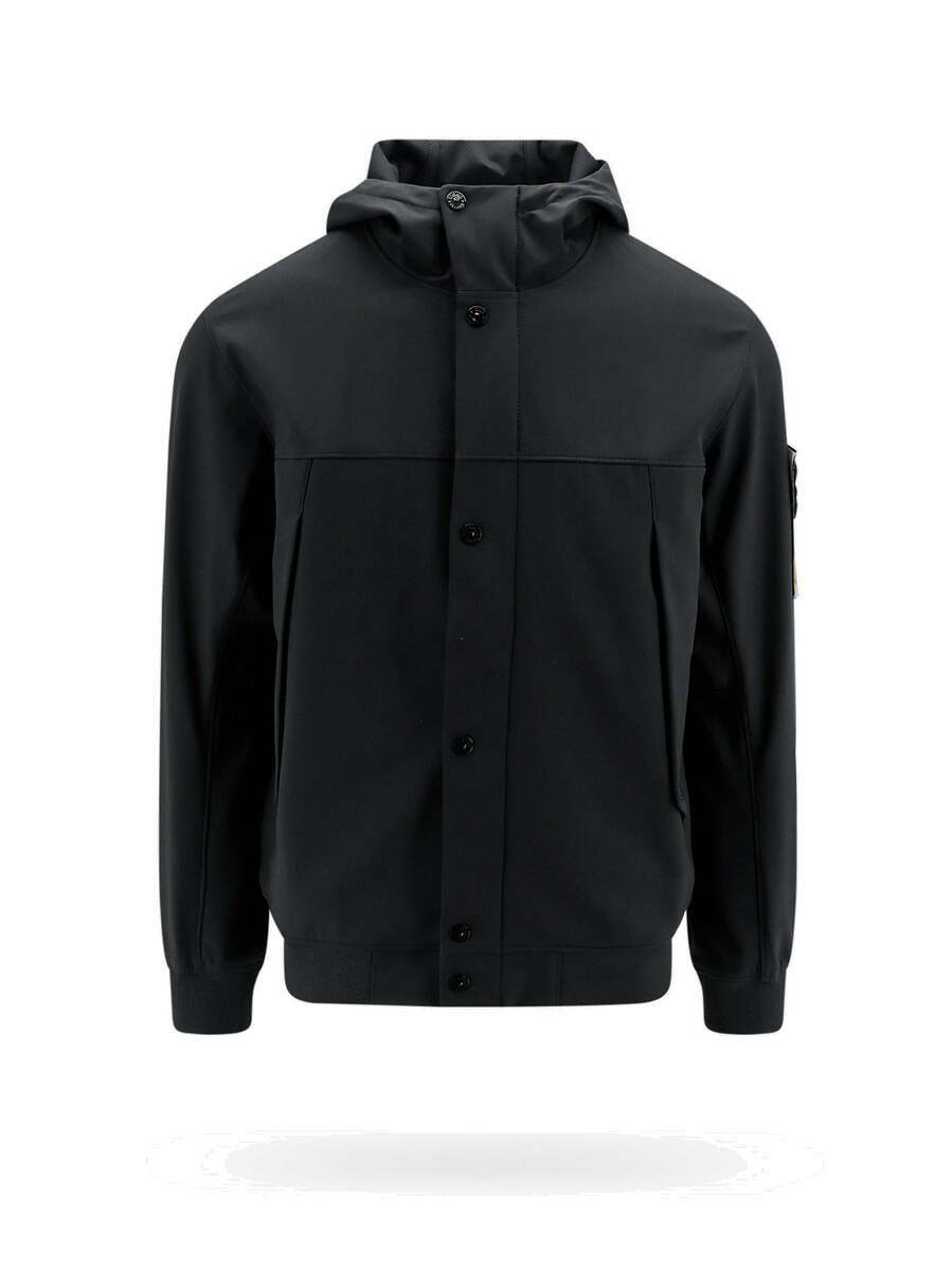 Stone Island - Man - Black - Coat main image 1