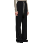 Rick Owens Black Tower Dietrich Drawstring Lounge Pants