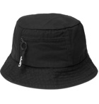 Off-White - Logo-Embroidered Cotton-Twill Bucket Hat - Black