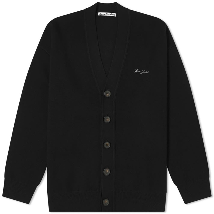 Photo: Acne Studios Kardi Oversize Logo Cardigan