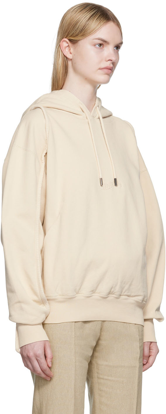 Jacquemus Beige 'Le Sweatshirt Camargue' Hoodie Jacquemus