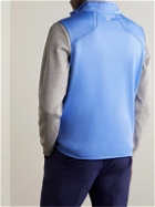Peter Millar - Fuse Elite Panelled Quilted Shell and Stretch-Jersey Golf Gilet - Blue