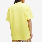 Charles Jeffrey Women's 90S Short Sleeve T-Shirt in Yellow