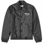 Alexander McQueen Men's Graffiti Logo Coach Jacket in Black/White