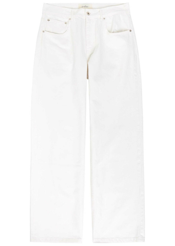 Photo: Second Layer Big Papi Relaxed Straight-leg Jeans White