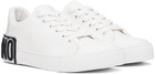 Moschino White Maxi Logo Sneakers