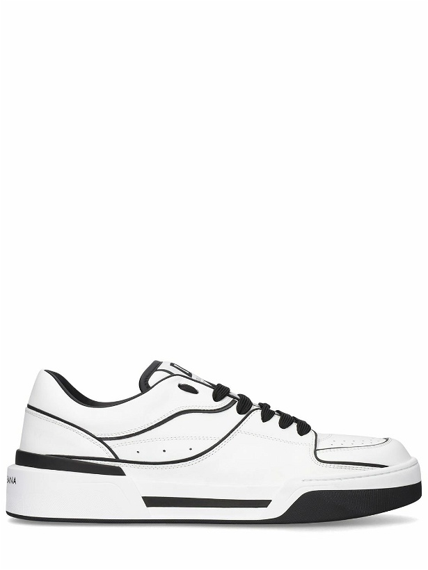 Photo: DOLCE & GABBANA - New Roma Leather Low Sneakers