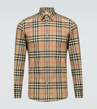 Burberry - Caxton checked cotton shirt