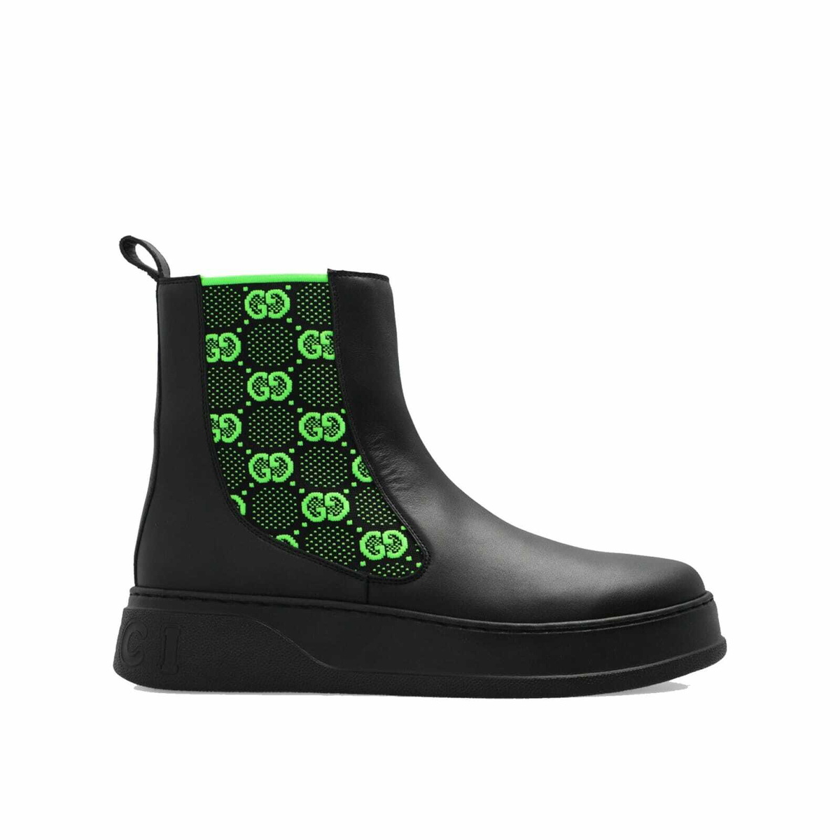 GUCCI - Gg Supreme Leather Boots Gucci