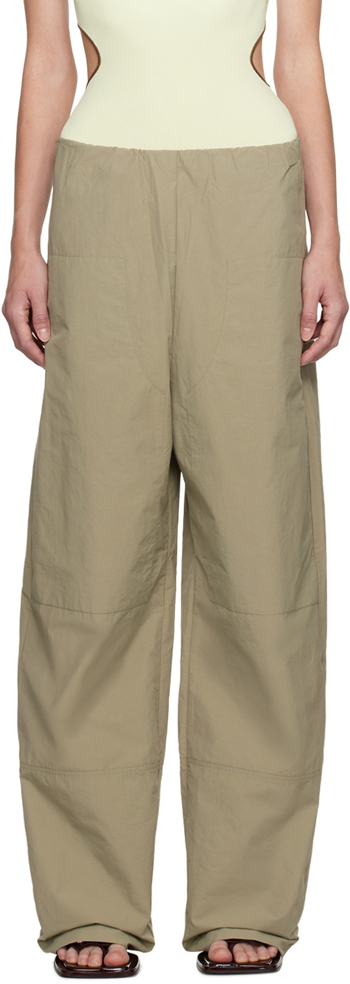 Paris Georgia Khaki Cocoon Track Pants