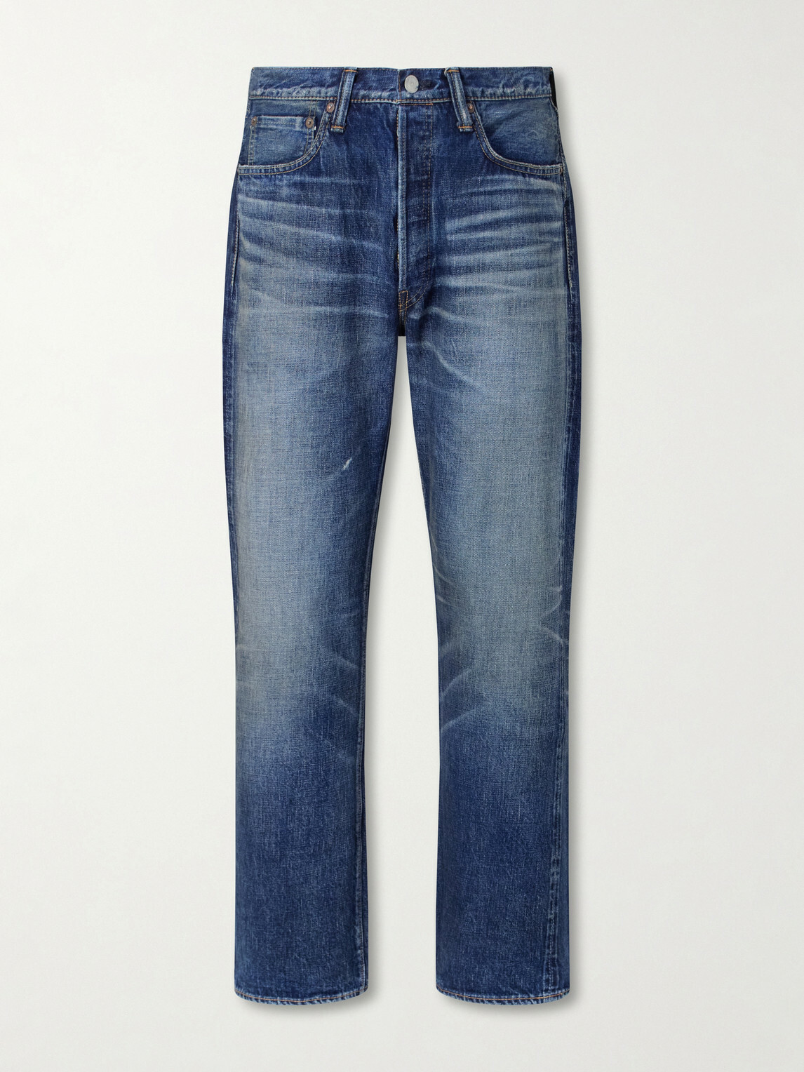 FULLCOUNT - More Than Just Fear 0105W-1353 Straight-Leg Jeans - Blue